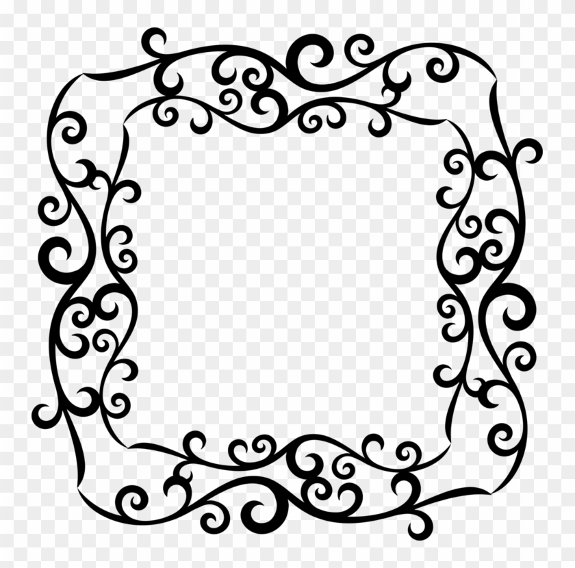 Borders And Frames Victorian Designs Computer Icons - Fancy Square Border Design #1366947