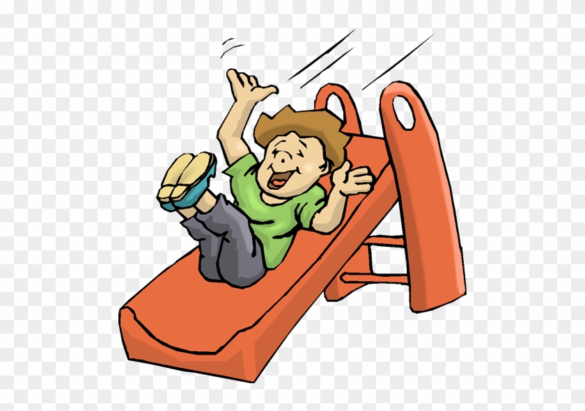 Child On Slide Clipart Transparent Background - Child On Slide Clipart Transparent Background #1367023
