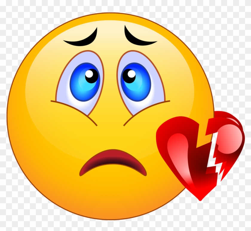 Png Pinterest Smileys Smiley And Emojis - Broken Heart Sad Face Emoji #1367189