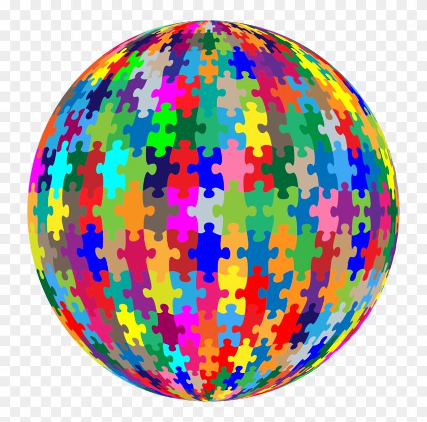 Jigsaw Puzzles 3d Puzzle Three Dimensional Space Game - Multi Colored Puzzle Piece #1367377
