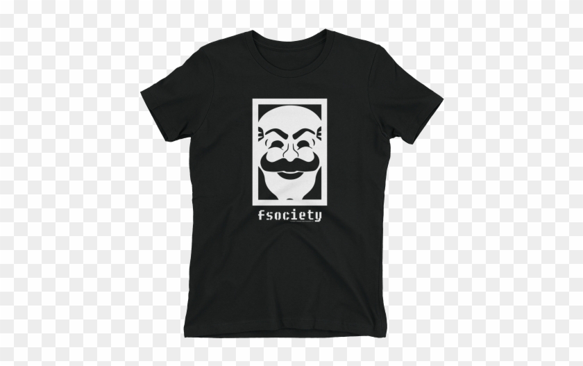 Robot Fsociety Women's Short Sleeve T-shirt - Mr Robot Shirt #1367652