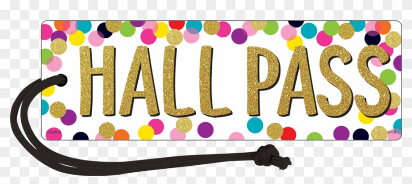 Tcr77394 Confetti Magnetic Hall Pass Image - Teacher Created Resources Confetti Magnetic Hall Pass #1368151