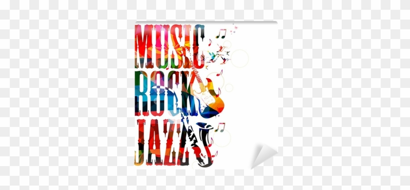 Colorful Music Vector Background With Hummingbirds - Playing Keyboard Made Easy #1368172