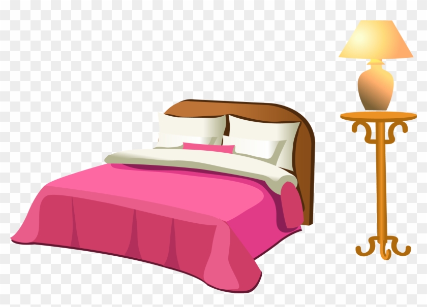 Nightstand And Lamps Transprent - Imagenes De Cama En Ingles #1368539