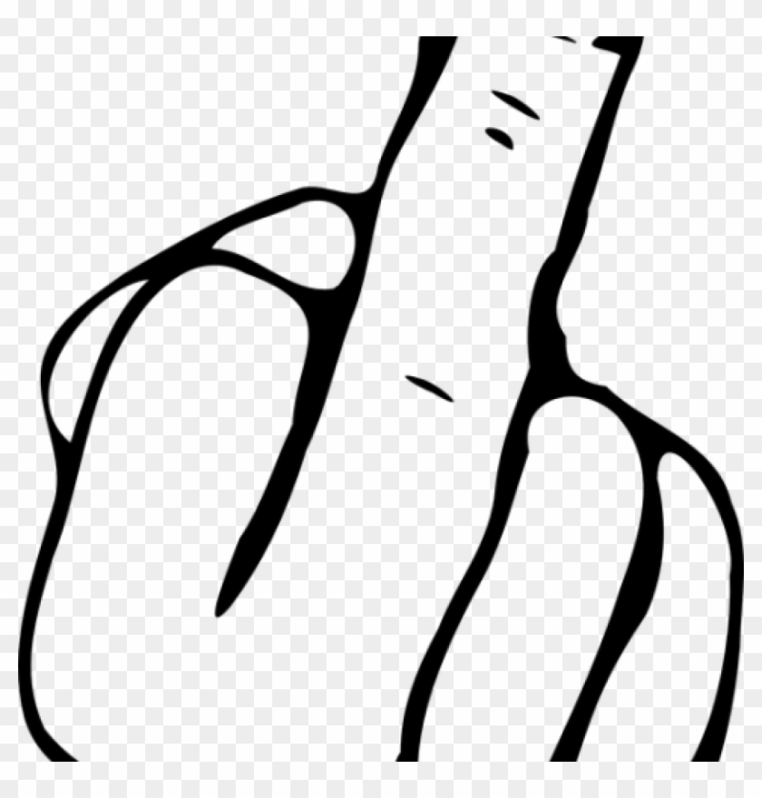 Clipart Middle Finger Middle Finger Clipart Png Free - Best Gift - Finger Of Gratitude Hoodie/t-shirt/mug #1369448