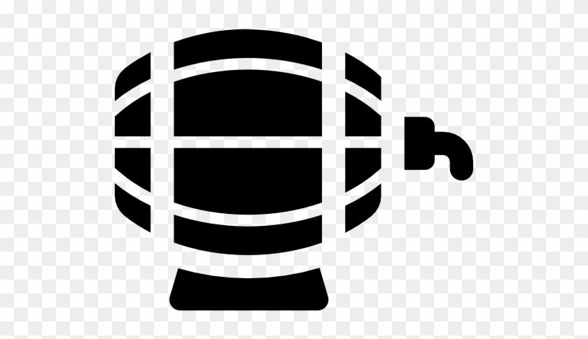 Beer Barrel Free Icon - Icono Barril Png #1369596
