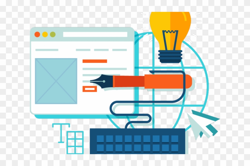 Software Development Clipart Process Owner - Engage Both Online And Offline Customers Vector #1370218