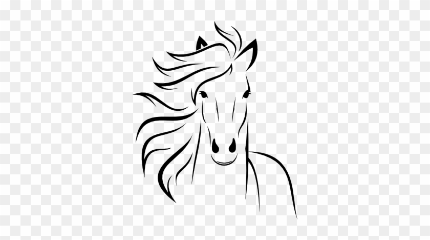 Animal Ungulate Mammal Equidae Horse Portrait T Clipart - Horse Svg File Free #1370262