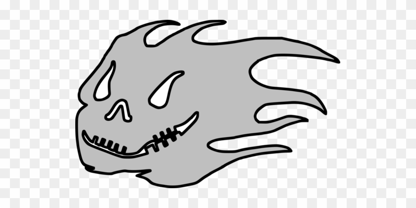 Human Skull Symbolism Ghost Snout Computer Icons - รูป ผี การ์ตูน Png #1370415