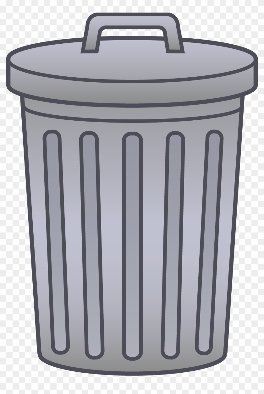 Collection Of Trash Transparent High Quality - Trash Can Clipart Png #1370504