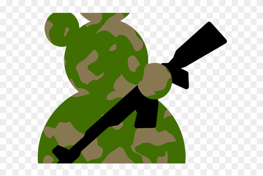 Army Clipart Snowman - Snowman #1370592