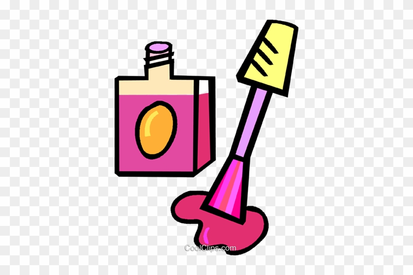 Bottle Of Nail Polish Royalty Free Vector Clip Art - Bottle Of Nail Polish Royalty Free Vector Clip Art #1370741