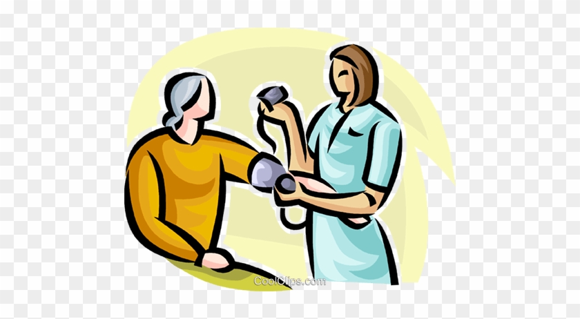 Person Having Their Blood Taken Royalty Free - Person Getting Blood Pressure Taken #1371229
