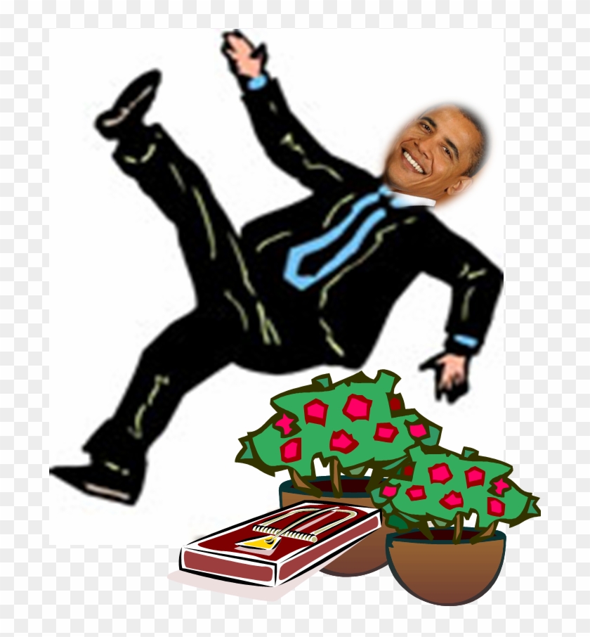 Obama May Fall Into Bush - Pure Country Weavers President Obama Pillow #1371299