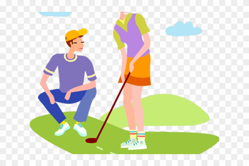 Golf Course Clipart Transparent - Golf Vector Png #1371649