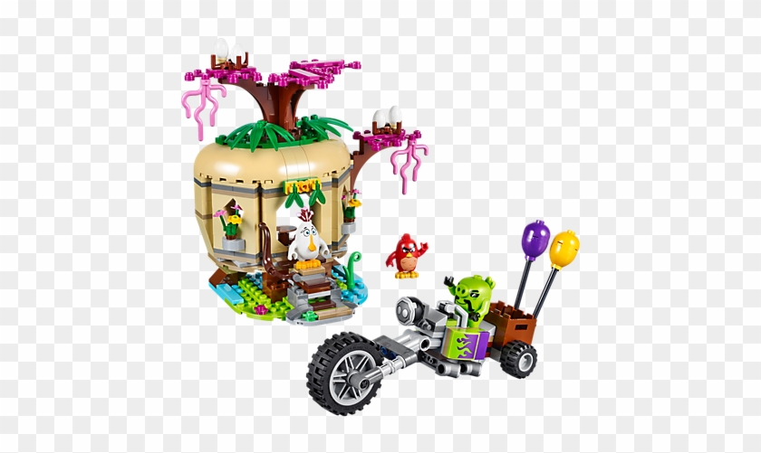 Catapult Into Action And Take Back The Eggs From The - Lego Bird Island Egg Heist #1372098