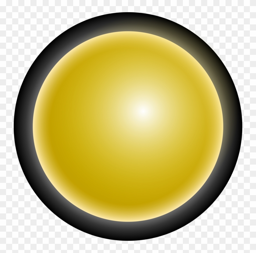 Traffic Light Amber Electric Light Yellow - Yellow Stop Light Clip Art #1372283