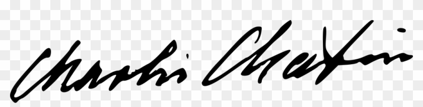 Firma De Charles Chaplin - Firma Charles Chaplin Png #1372488