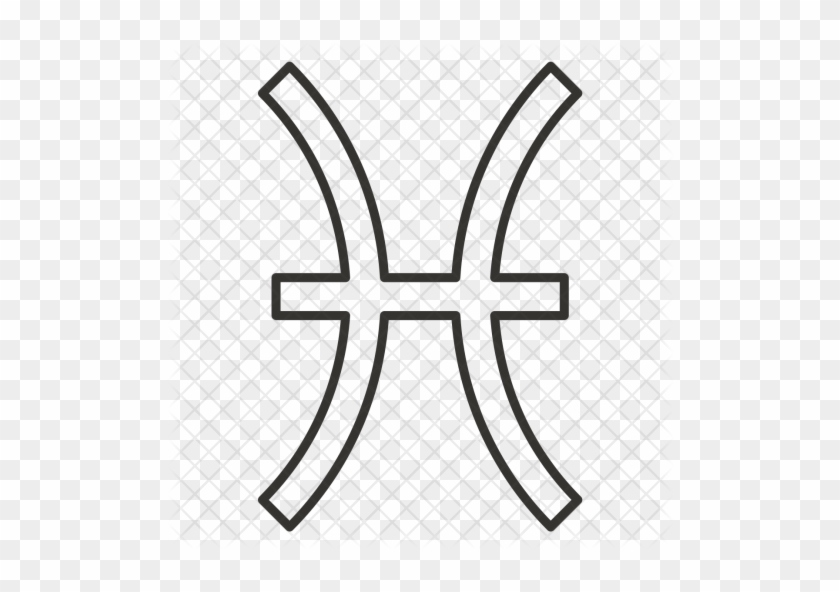 Pisces Png - White Pisces Sign Png #1372938