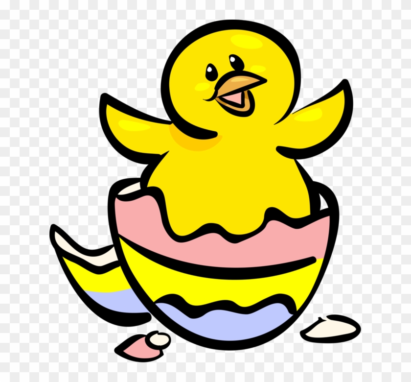 Duck Clip Easter - Shell Hatching Egg Transparent #1372949