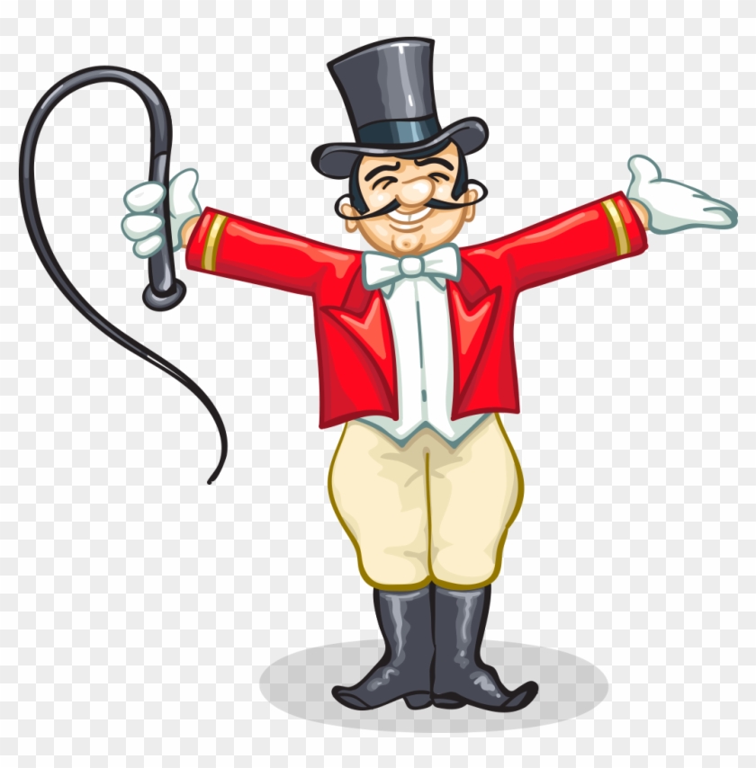 Circus Clipart Announcer - Ring Master Png #1373166