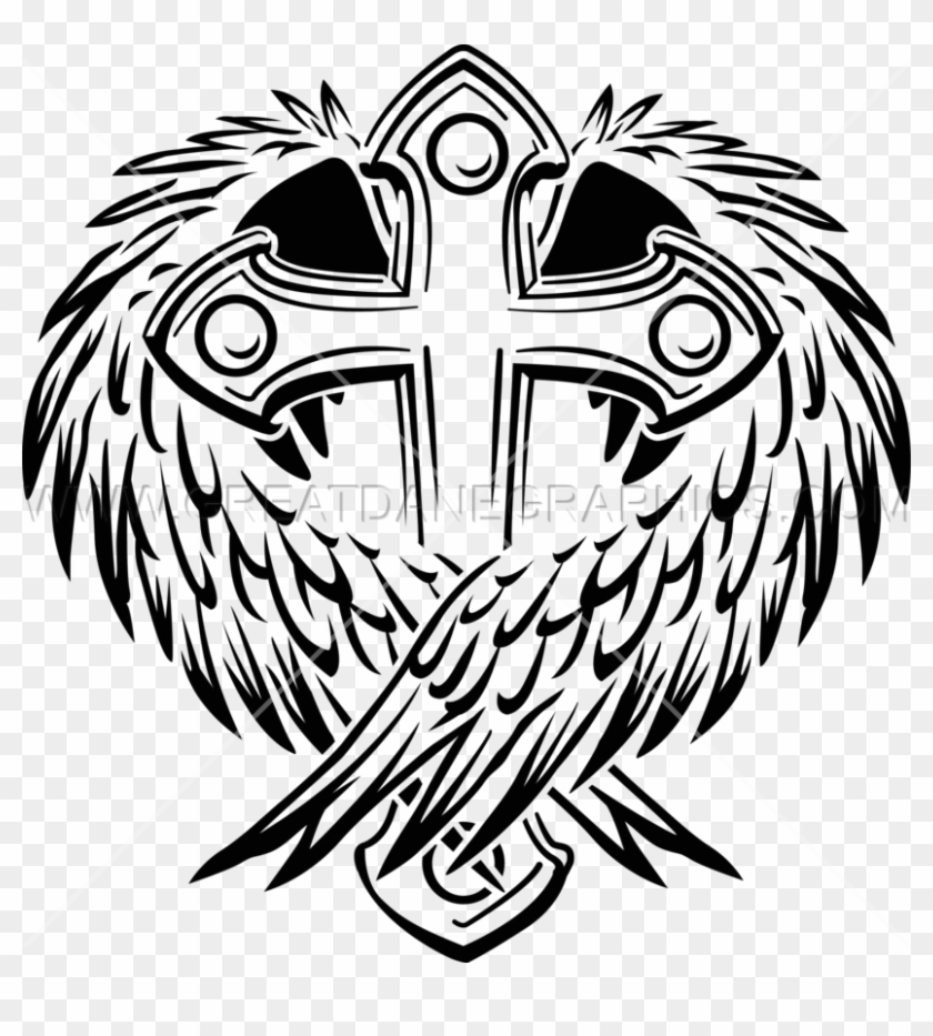 Wing Cross Clipart Lion Clip Art - Clip Art #1373261