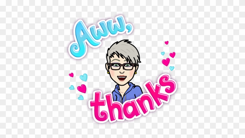 Wishing - Black Bitmoji Thank You #1373442