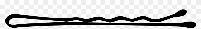 Graphic Black And White Stock Bobby Pin Hairpin Free - Hairpin Clipart #1373480