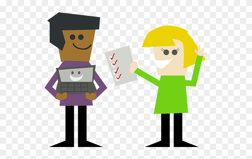 Clipart Royalty Free Stock Contract Clipart Unimportant - Peer Assessment Cartoon #1373755