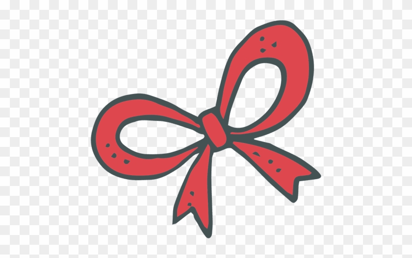 Clip Art Free Download Bow Hand Drawn Cartoon Icon - Drawing #1374580
