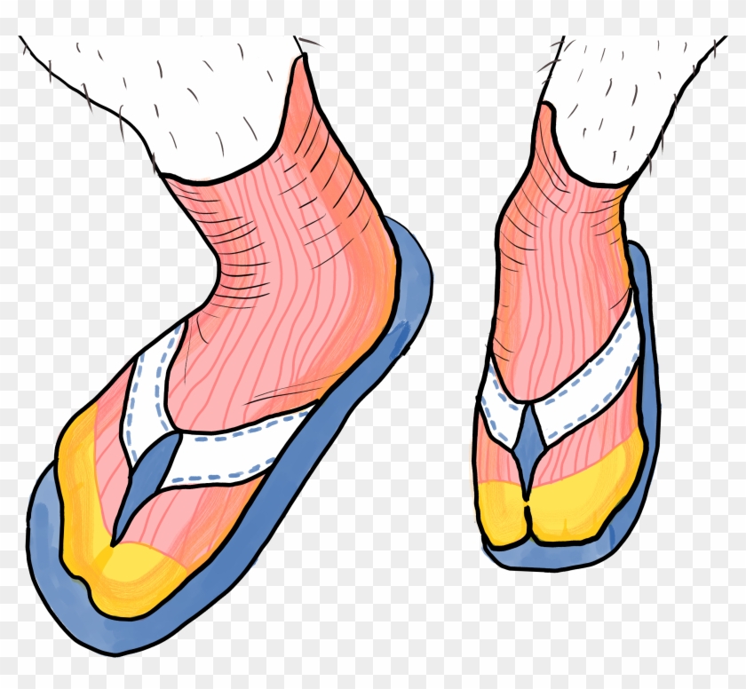 Foot Clipart Sandal - Foot Clipart Sandal #1374848