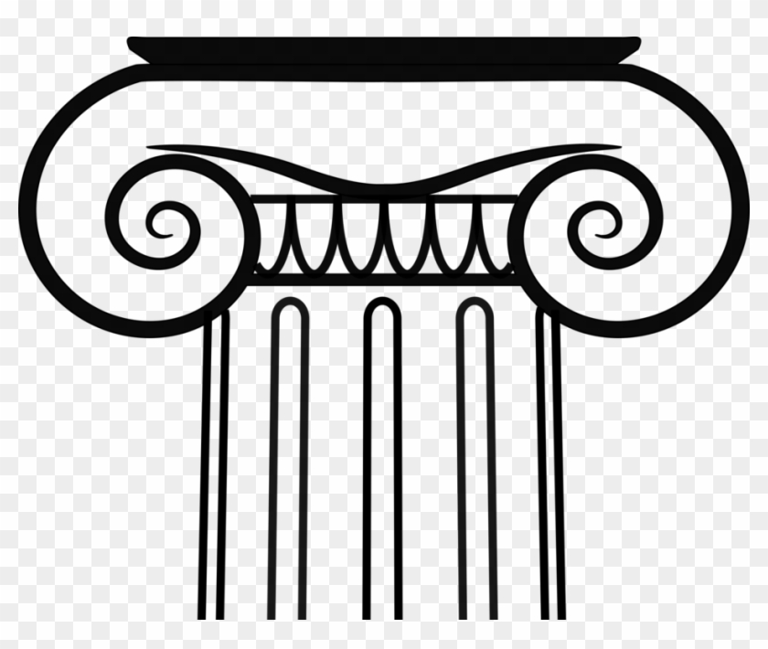 Ancient Greece Column Ancient Greek Temple Architecture - Ancient Greek Clipart #1375671