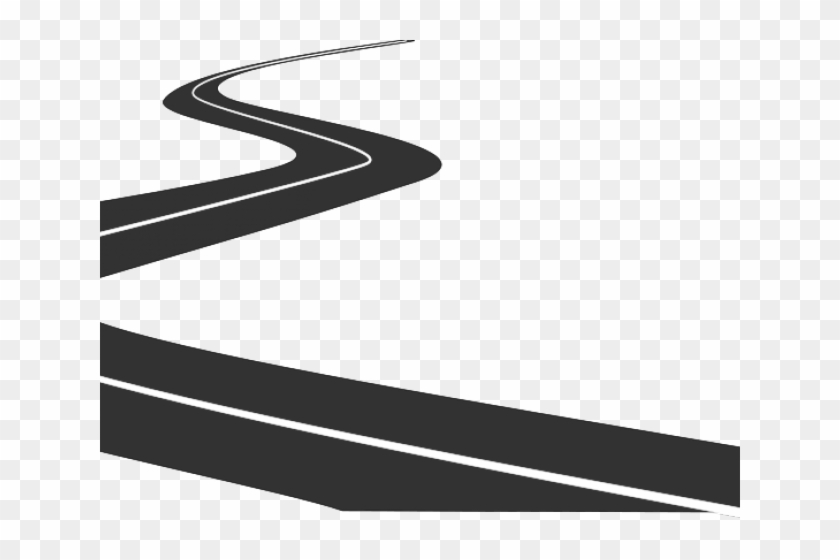 Dirt Road Clipart Zigzag Road - Road #1375945