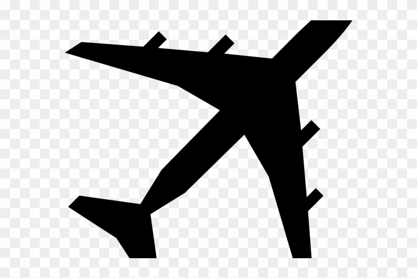 Plane Clipart Logo - Airplane Silhouette #1376411