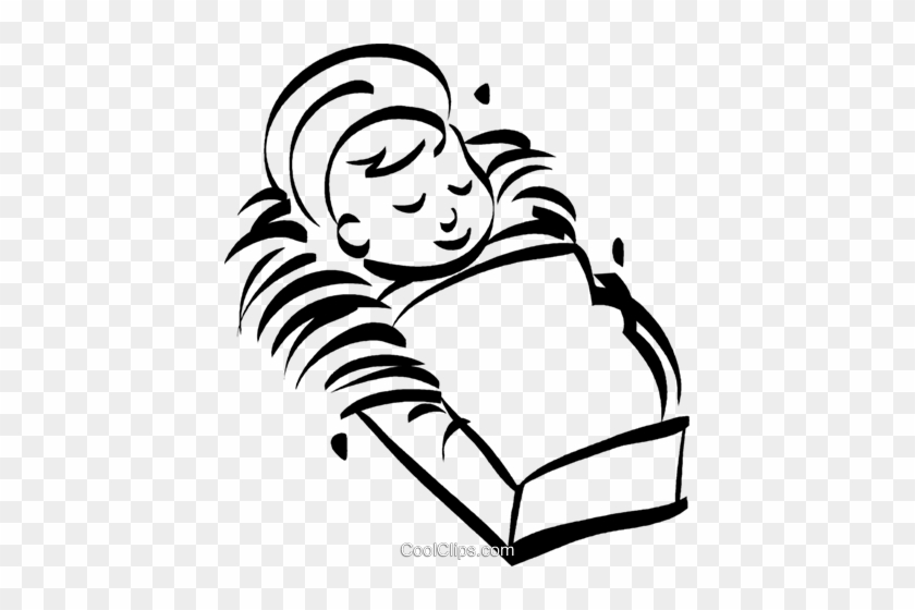 Newborn In A Cradle - Illustration #1376686