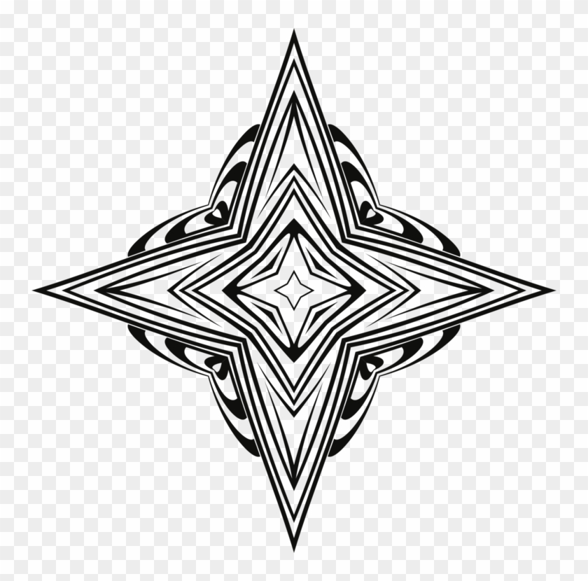 Clip Art Stock Line Art Drawing Abstract Art Art Deco - Black And White Art Deco Clipart #1376691