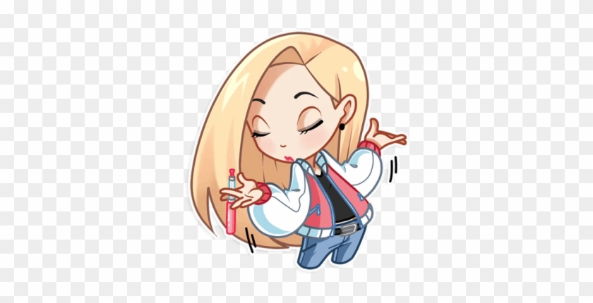 Стикер Девочка-вейпер - Girls Boys Sticker Png #1377524