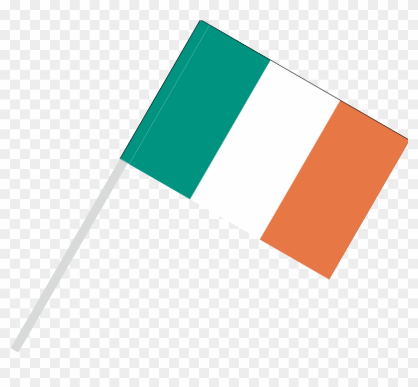 Flag With Flagpole Tunnel - Italian Flag On Pole Png #1377525