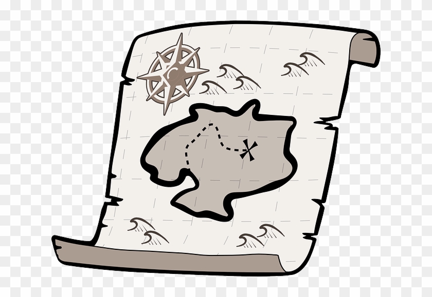 Treasure Map 153425 - Treaure Map Shower Curtain #1377710