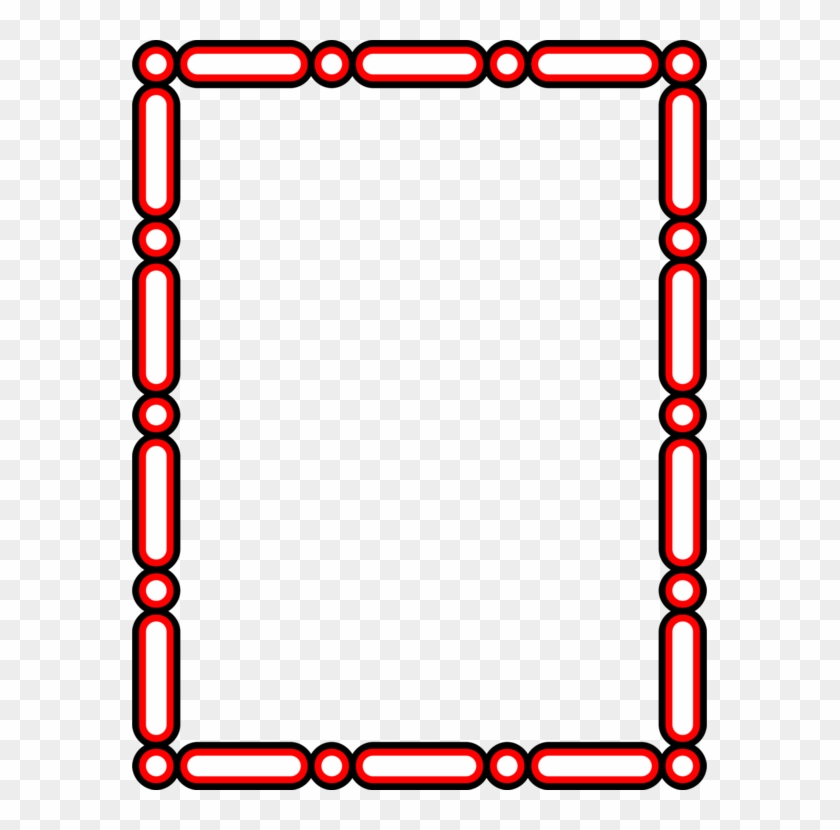 Picture Frames Red Decorative Arts Inkscape Color - Border And Frame Red #1378508