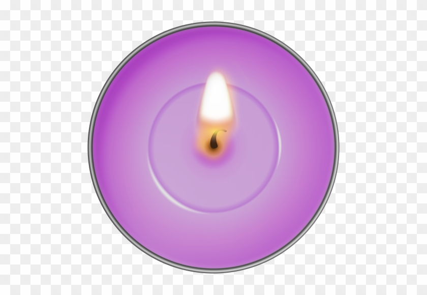Round Purple Candle Png Clip Art - Clip Art #1378763