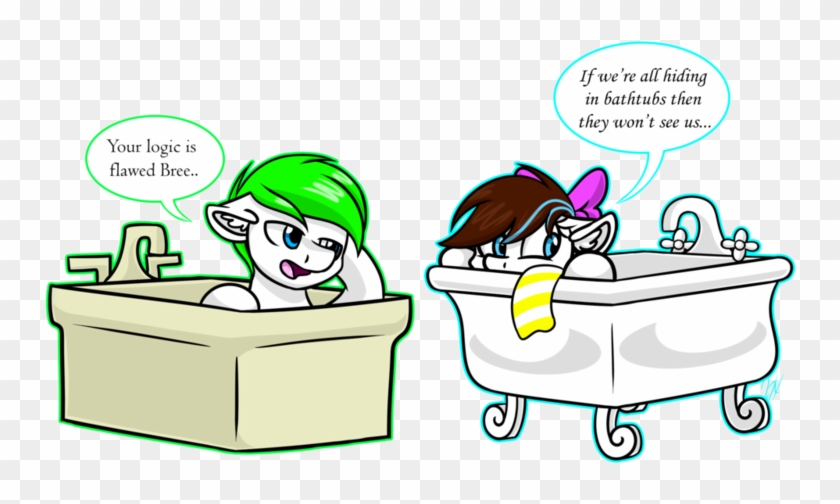 Whitehershey, Bathtub, Bingzy, Dialogue, Earth Pony, - Xycron #1378807