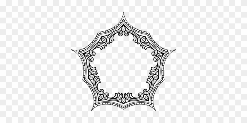 Picture Frames Decorative Arts Borders And Frames Retro - Vintage Style Frame #1378946