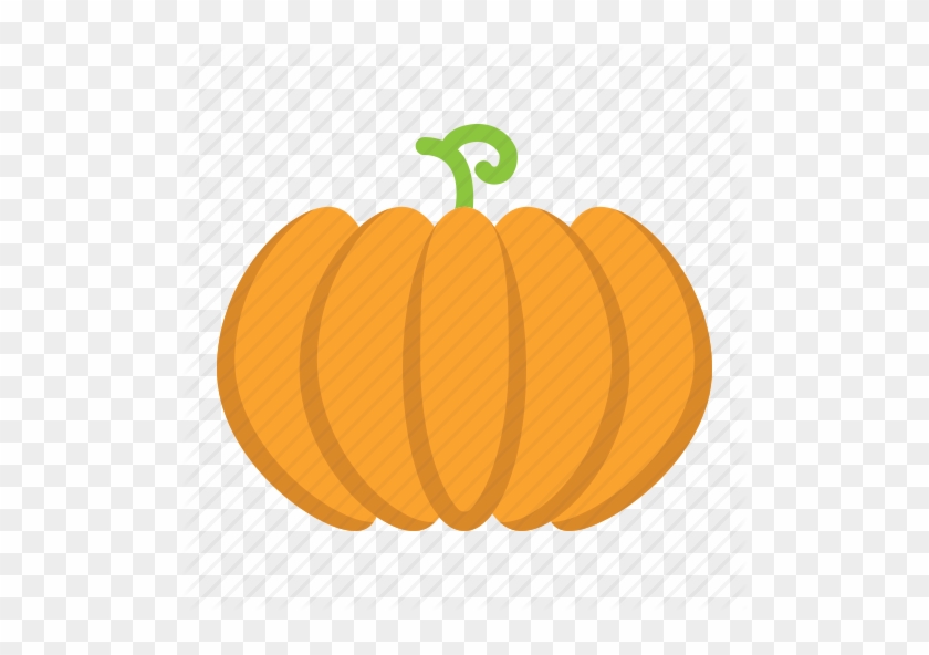 Cut Ripe Pumkin On Board Stock Photo - Pumpkin Vector Flat #1379177