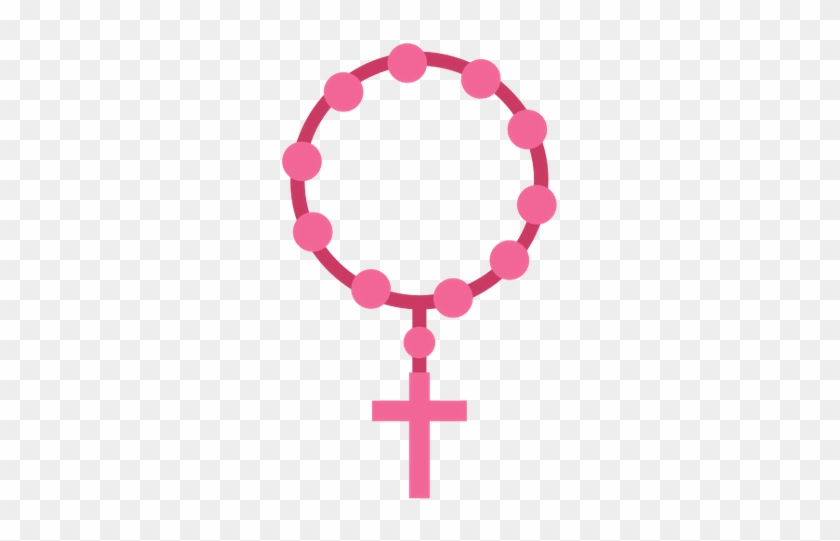 Rosary Beads Religion Icon - Holy Rosary Mary Clipart #1379542