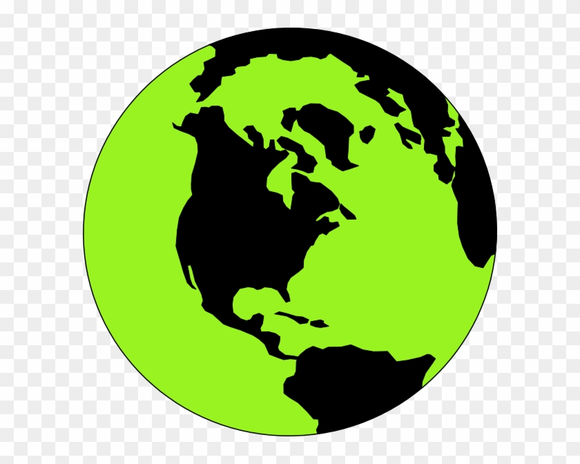 Black And White Globe Clip Art #1380051