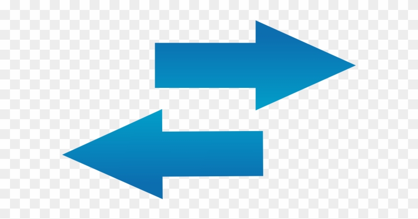 Left Right Blue Arrow Icon Clip Art At Clker Com Vector - Arrow Left And Right Png #1380891