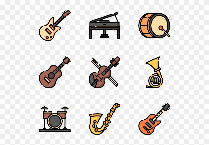 Music Instruments - Musical Instruments Cartoon Png #1381067