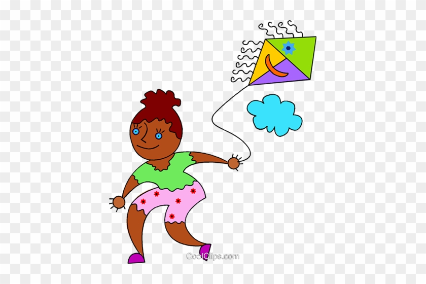 Children Playing Royalty Free Vector Clip Art Illustration - Clip Art #1381371