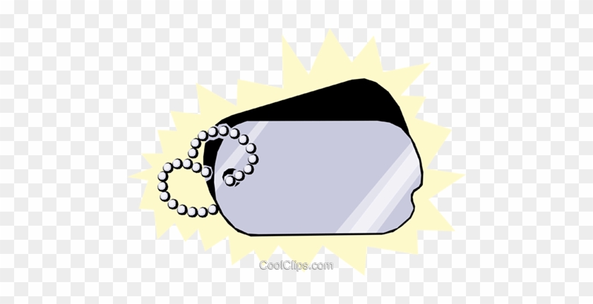 Dog Tags Royalty Free Vector Clip Art Illustration - Dog Tags Clip Art #1381396